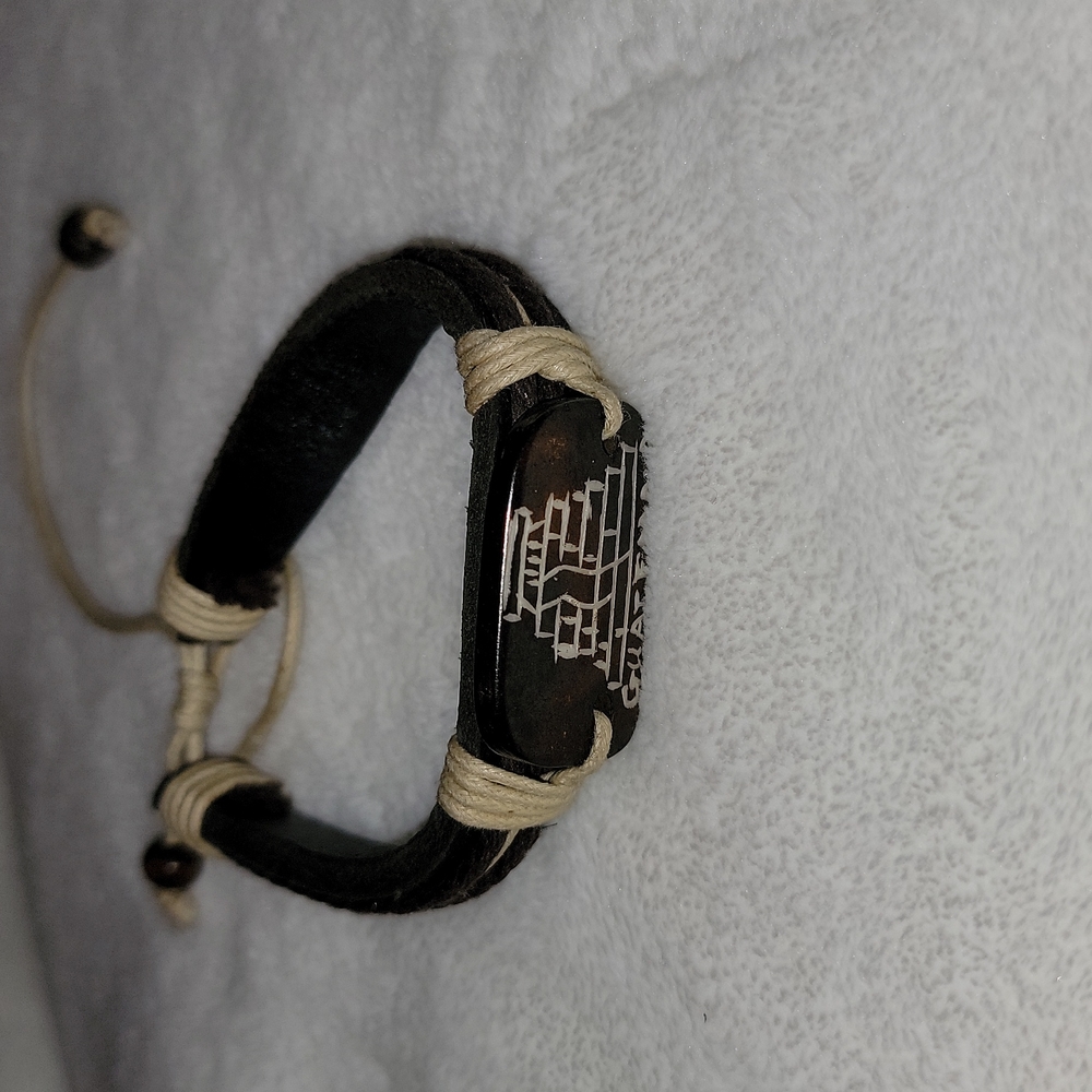 Leather bracelet